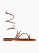 Σανδάλια δερμάτινα με στρας έλασμα estil 