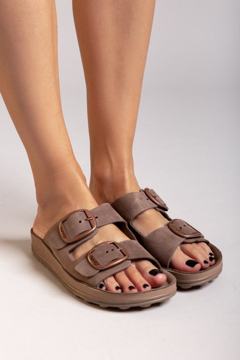 Σανδάλια δερμάτινα με τοκάδες DESPOINA FANTASY SANDALS - Καφέ - thefashionproject.gr - FANTASY SANDALS