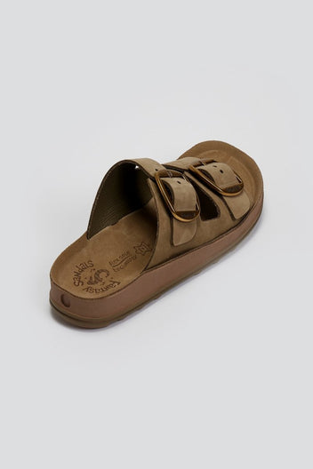 Σανδάλια δερμάτινα με τοκάδες DESPOINA FANTASY SANDALS - Λαδί - thefashionproject.gr - FANTASY SANDALS