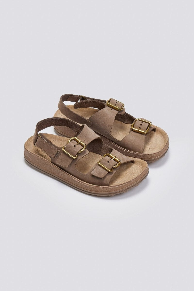 Σανδάλια δερμάτινα με τοκάδες FABIOLA FANTASY SANDALS - Καφέ - thefashionproject.gr - FANTASY SANDALS