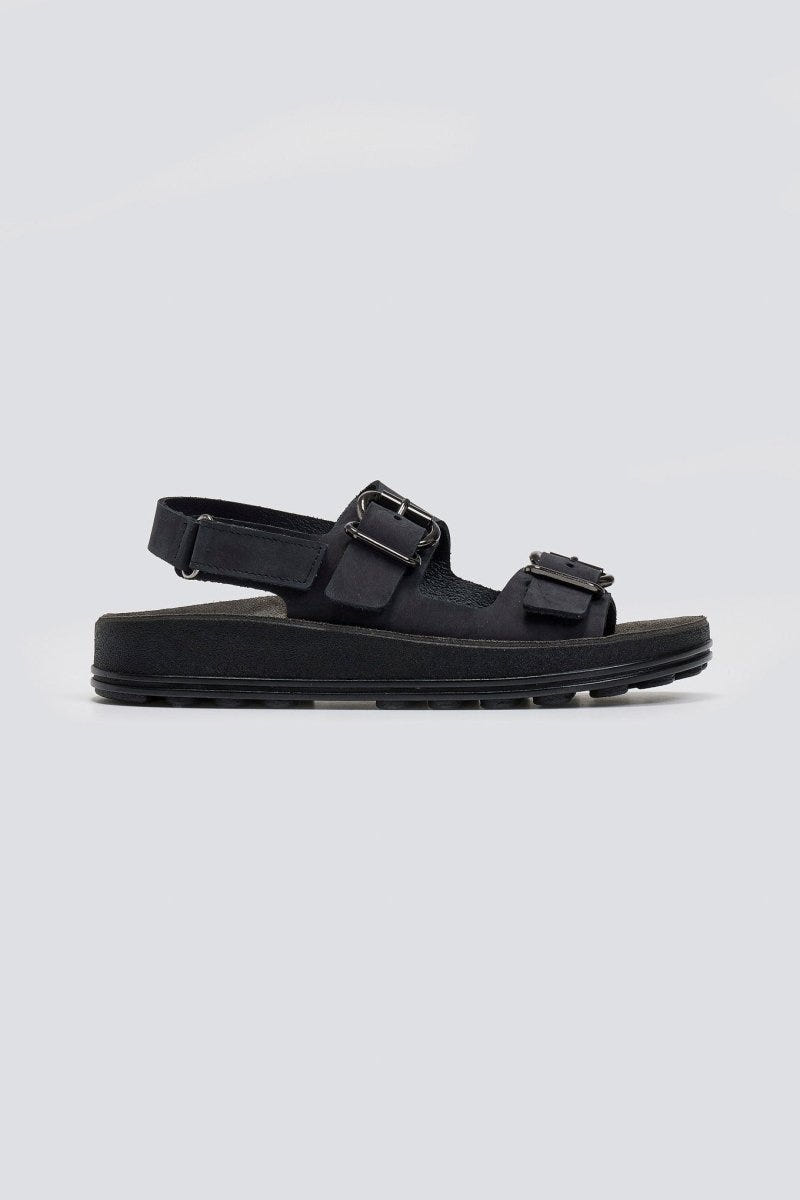Σανδάλια δερμάτινα με τοκάδες FABIOLA FANTASY SANDALS - Μαύρο - thefashionproject.gr - FANTASY SANDALS