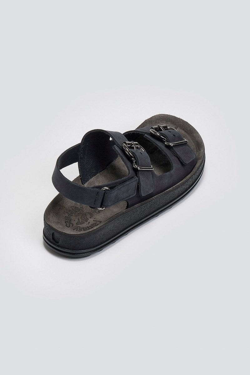 Σανδάλια δερμάτινα με τοκάδες FABIOLA FANTASY SANDALS - Μαύρο - thefashionproject.gr - FANTASY SANDALS