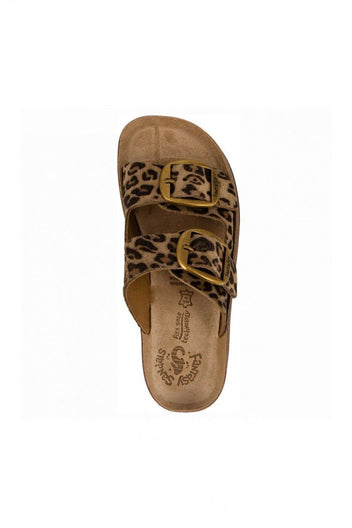 Σανδάλια δερμάτινα με τοκάδες και print DESPOINA FANTASY SANDALS - Leopard - thefashionproject.gr - FANTASY SANDALS