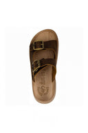Σανδάλια δερμάτινα με τοκάδες ROCHELLE FANTASY SANDALS - Καφέ - thefashionproject.gr - FANTASY SANDALS
