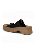 Σανδάλια δερμάτινα με τοκάδες ROCHELLE FANTASY SANDALS - Μαύρο - thefashionproject.gr - FANTASY SANDALS