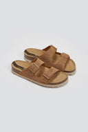 Σανδάλια δερμάτινα με τοκάδες Take Me - Ταμπά - thefashionproject.gr - Take me