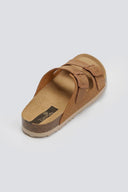 Σανδάλια δερμάτινα με τοκάδες Take Me - Ταμπά - thefashionproject.gr - Take me