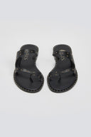 Σανδάλια δερμάτινα με τρουκς Iris Sandals 20/3B - Μαύρο - thefashionproject.gr - IRIS