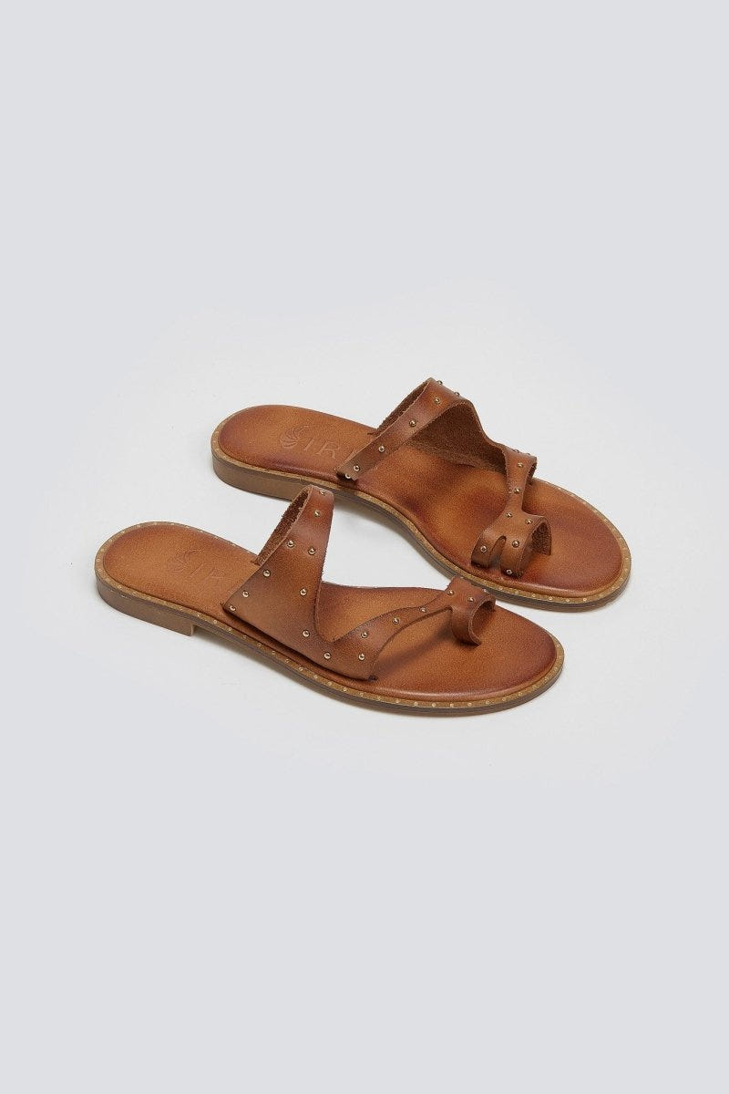 Σανδάλια δερμάτινα με τρουκς Iris Sandals 20/3B - Ταμπά - thefashionproject.gr - IRIS