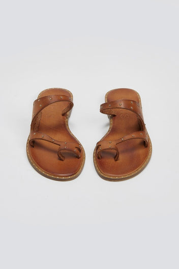Σανδάλια δερμάτινα με τρουκς Iris Sandals 20/3B - Ταμπά - thefashionproject.gr - IRIS