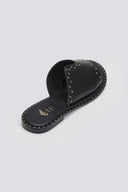 Σανδάλια δερμάτινα με τρουκς Iris Sandals - Μαύρο - thefashionproject.gr - IRIS