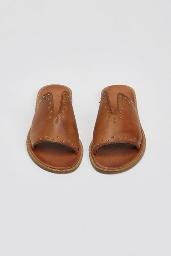 Σανδάλια δερμάτινα με τρουκς Iris Sandals - Ταμπά - thefashionproject.gr - IRIS