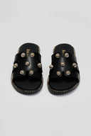 Σανδάλια δερμάτινα με τρουκς Ragazza 01032 - Μαύρο - thefashionproject.gr - RAGAZZA