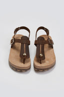 Σανδάλια δερμάτινα nubuck MARLENA FANTASY SANDALS - Καφέ - thefashionproject.gr - FANTASY SANDALS