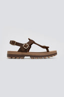 Σανδάλια δερμάτινα nubuck MARLENA FANTASY SANDALS - Καφέ - thefashionproject.gr - FANTASY SANDALS