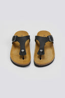 Σανδάλια δερμάτινα Plakton 181671 - Μαύρο - thefashionproject.gr - Plakton