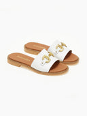 Σανδάλια δερμάτινα Ragazza 01190 - Λευκό - thefashionproject.gr - RAGAZZA