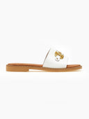 Σανδάλια δερμάτινα Ragazza 01190 - Λευκό - thefashionproject.gr - RAGAZZA