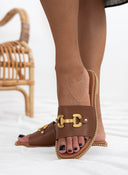 Σανδάλια δερμάτινα Ragazza 01190 - Ταμπά - thefashionproject.gr - RAGAZZA