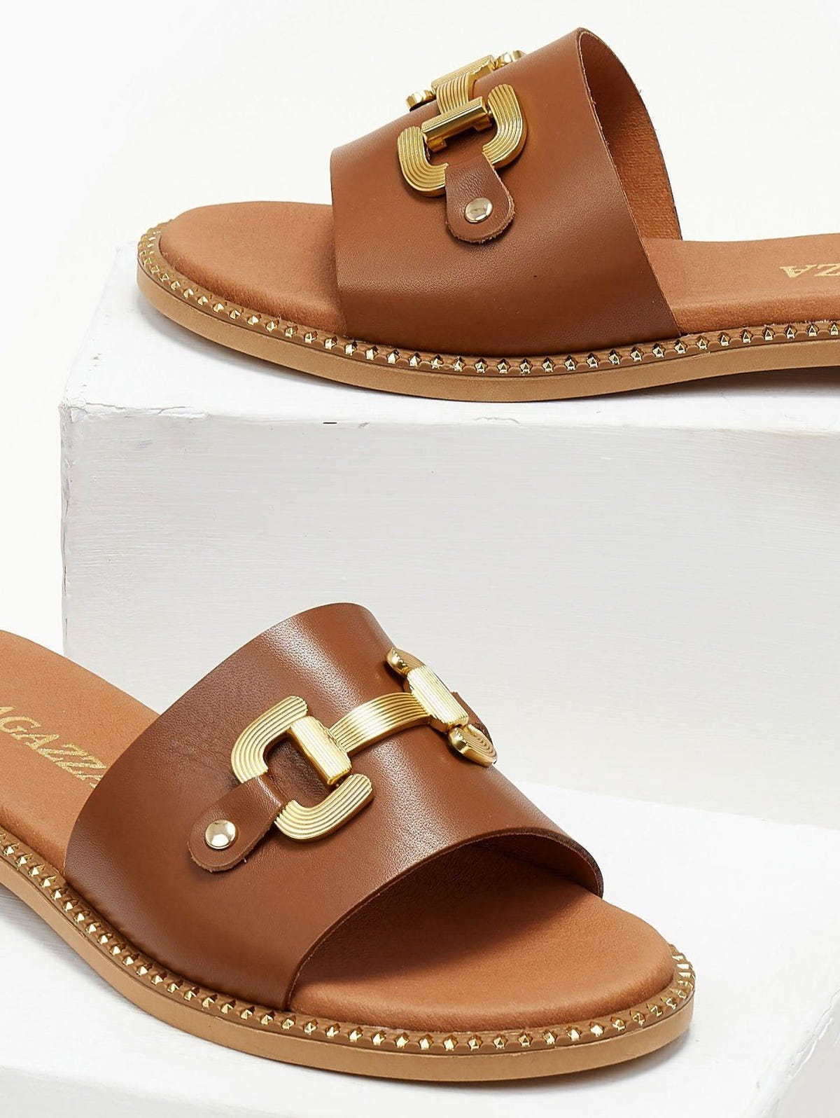 Σανδάλια δερμάτινα Ragazza 01190 - Ταμπά - thefashionproject.gr - RAGAZZA