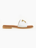 Σανδάλια δερμάτινα Ragazza 01192 - Λευκό - thefashionproject.gr - RAGAZZA