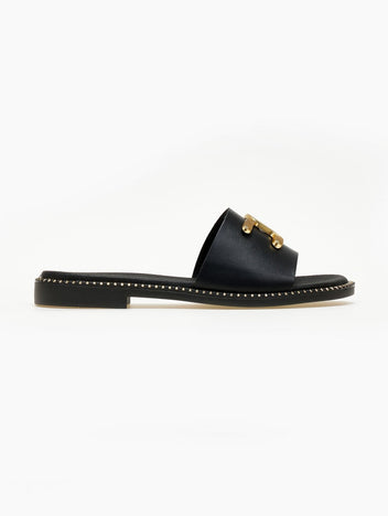 Σανδάλια δερμάτινα Ragazza 01192 - Μαύρο - thefashionproject.gr - RAGAZZA