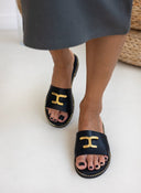Σανδάλια δερμάτινα Ragazza 01192 - Μαύρο - thefashionproject.gr - RAGAZZA