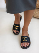 Σανδάλια δερμάτινα Ragazza 01192 - Μαύρο - thefashionproject.gr - RAGAZZA