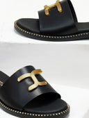 Σανδάλια δερμάτινα Ragazza 01192 - Μαύρο - thefashionproject.gr - RAGAZZA