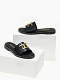 Σανδάλια δερμάτινα Ragazza 01192 - Μαύρο - thefashionproject.gr - RAGAZZA