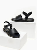 Σανδάλια δερμάτινα TFP - Μαύρο - thefashionproject.gr - TFP