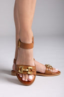 Σανδάλια δερμάτινα TFP - Ταμπά - thefashionproject.gr - TFP