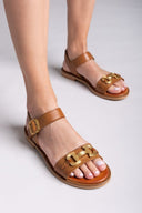 Σανδάλια δερμάτινα TFP - Ταμπά - thefashionproject.gr - TFP