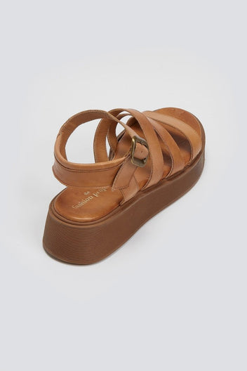 Σανδάλια δερμάτινα Tfp - Ταμπά - thefashionproject.gr - TFP