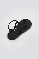 Σανδάλια δερμάτινα χειροποίητα Tfp - Μαύρο - thefashionproject.gr - TFP