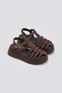 Σανδάλια fisherman καστόρινα Estil - Καφέ - thefashionproject.gr - Estil