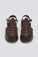 Σανδάλια fisherman καστόρινα Estil - Καφέ - thefashionproject.gr - Estil
