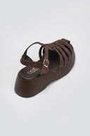 Σανδάλια fisherman καστόρινα Estil - Καφέ - thefashionproject.gr - Estil