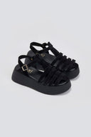 Σανδάλια fisherman καστόρινα Estil - Μαύρο - thefashionproject.gr - Estil