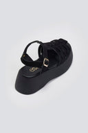 Σανδάλια fisherman καστόρινα Estil - Μαύρο - thefashionproject.gr - Estil