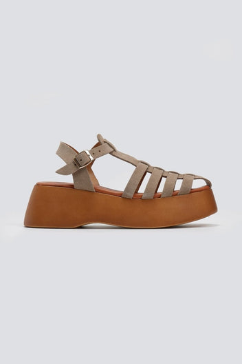 Σανδάλια fisherman καστόρινα Estil - Τάουπε - thefashionproject.gr - Estil