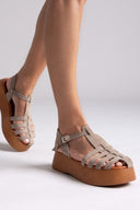 Σανδάλια fisherman καστόρινα Estil - Τάουπε - thefashionproject.gr - Estil