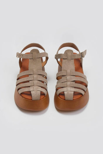 Σανδάλια fisherman καστόρινα Estil - Τάουπε - thefashionproject.gr - Estil