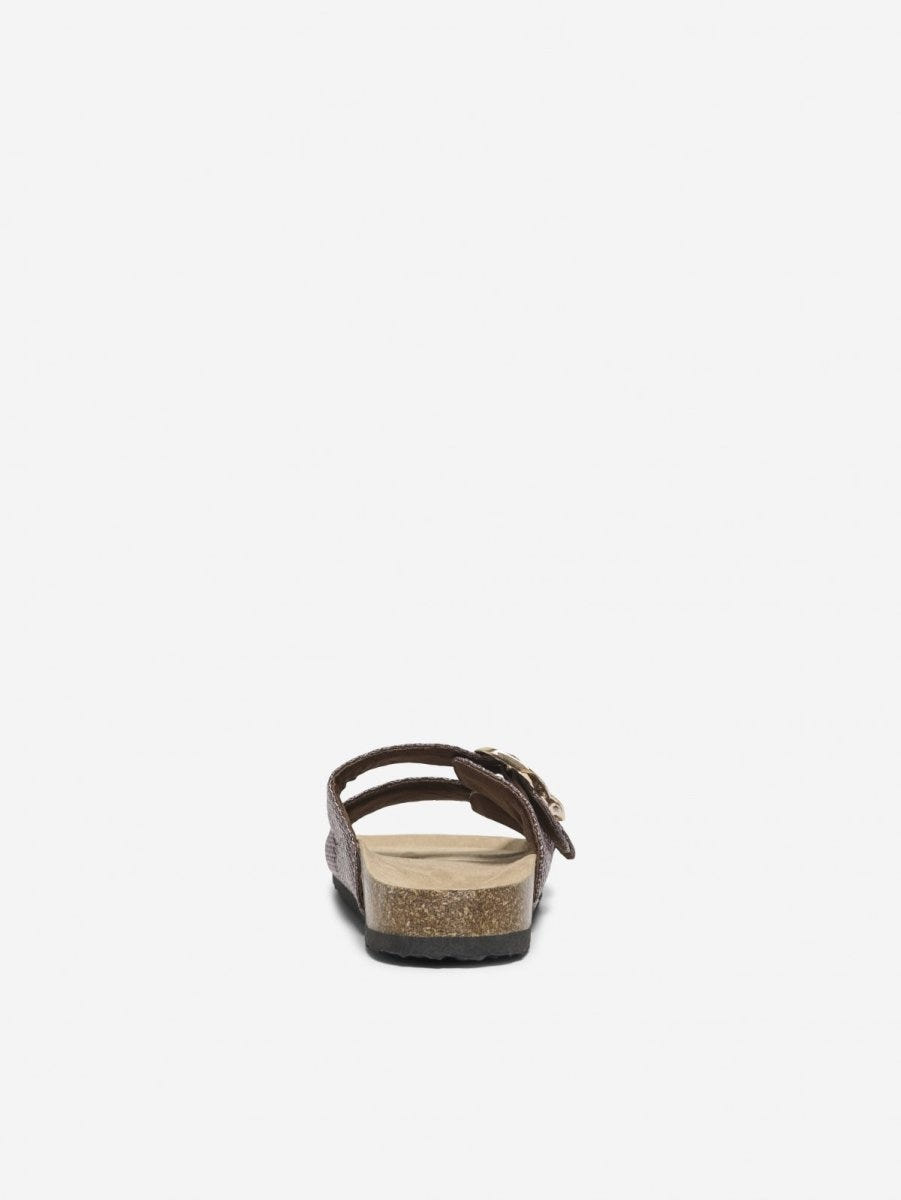 Σανδάλια flatforms από ψάθα ONLY 15341226 - Μωβ - thefashionproject.gr - ONLY
