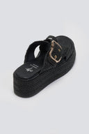 Σανδάλια flatforms crossover Mariella Fabiani 2514/05 - Μαύρο - thefashionproject.gr - Mariella Fabiani