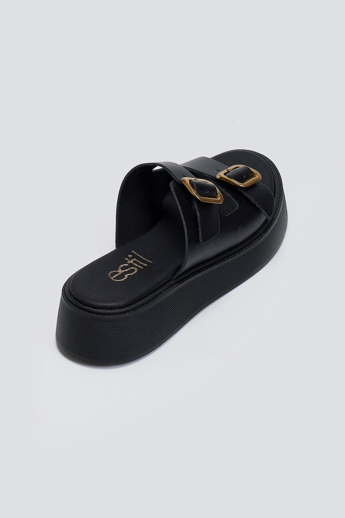 Σανδάλια flatforms δερμάτινα Estil