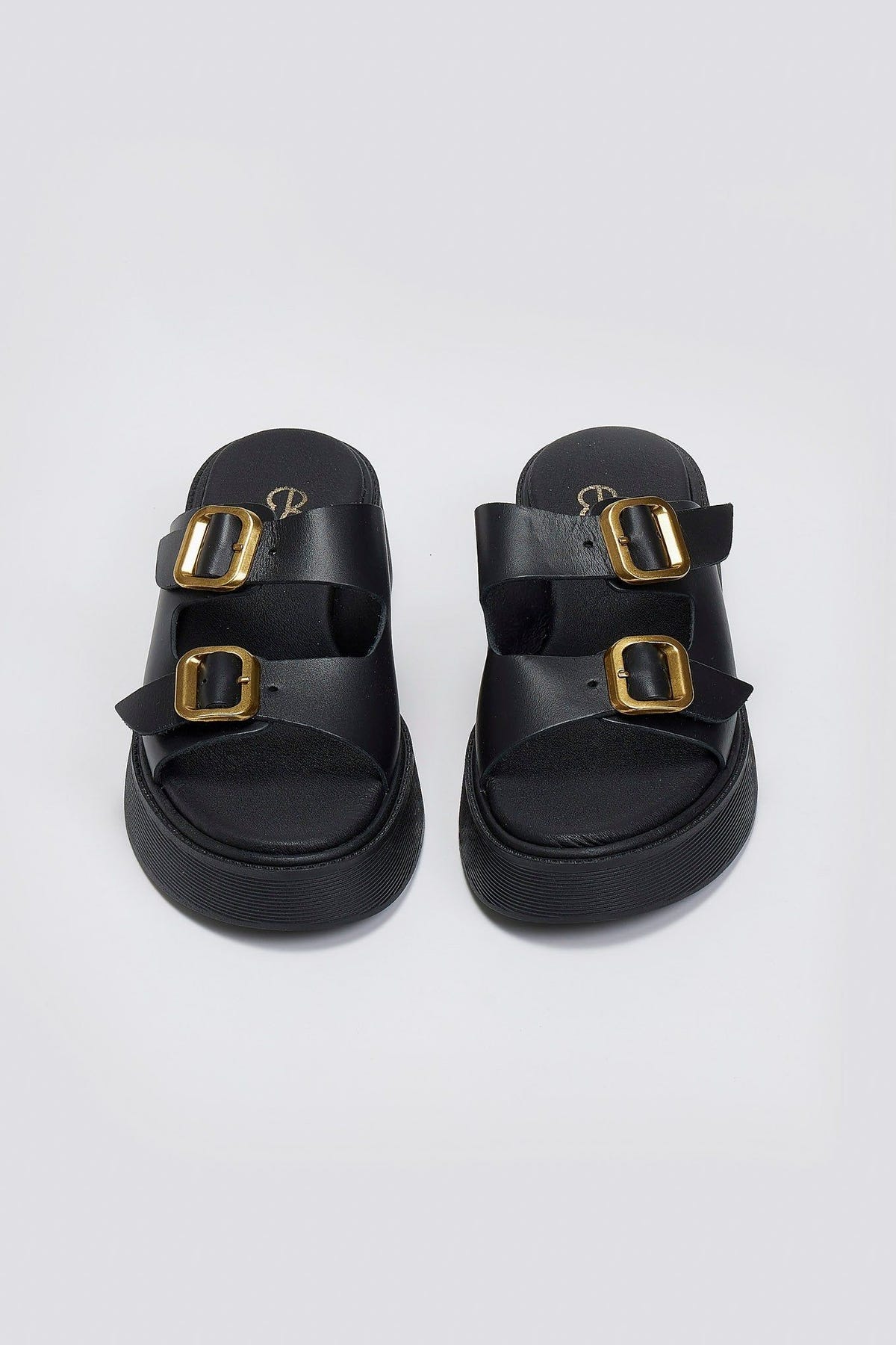 Σανδάλια flatforms δερμάτινα Estil