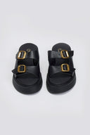 Σανδάλια flatforms δερμάτινα Estil