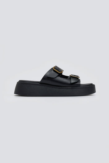 Σανδάλια flatforms δερμάτινα Estil