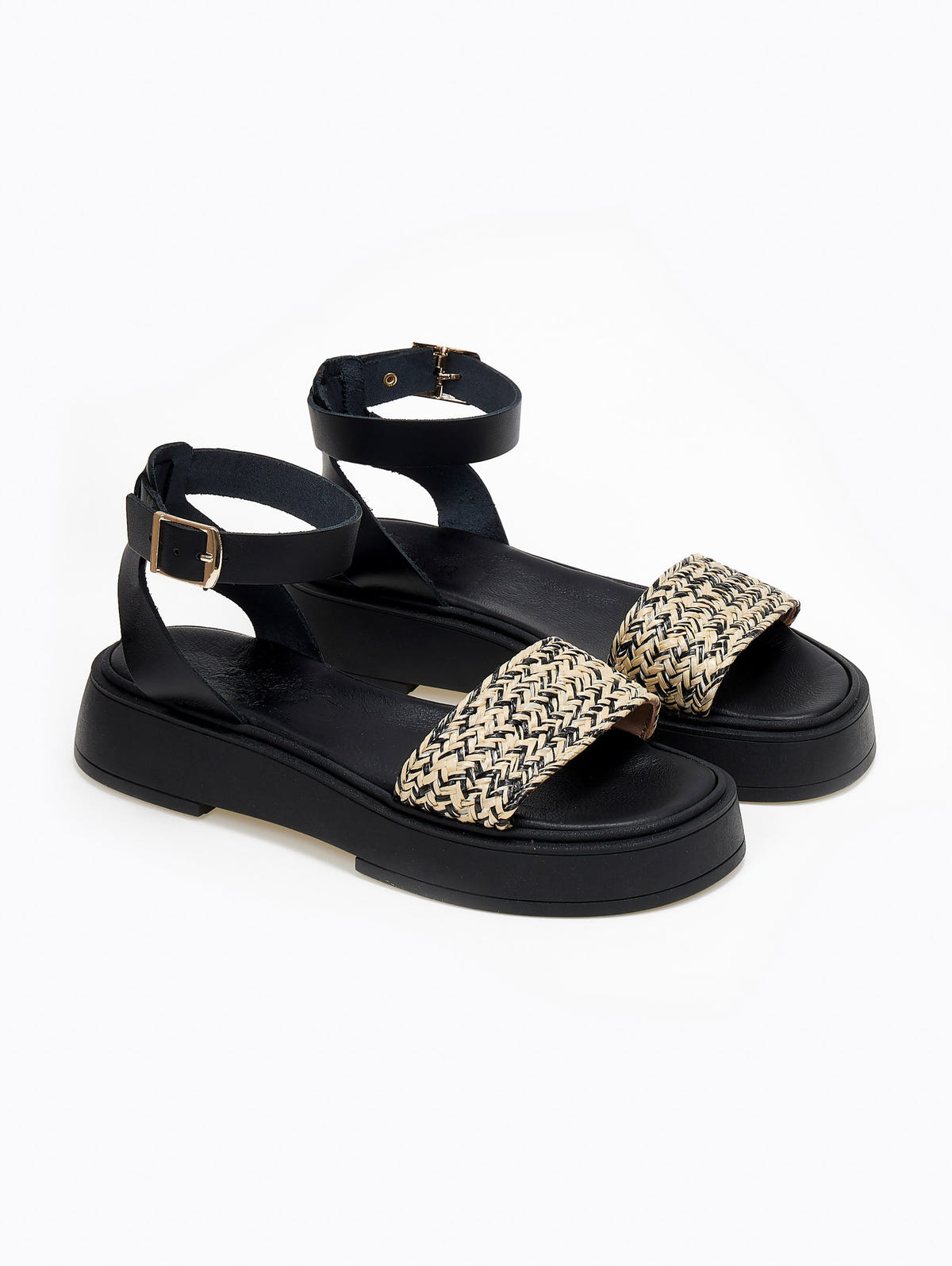 Σανδάλια flatforms δερμάτινα Iris Sandals